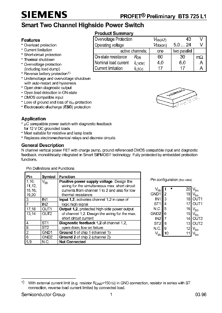 BTS725L1_835959.PDF Datasheet