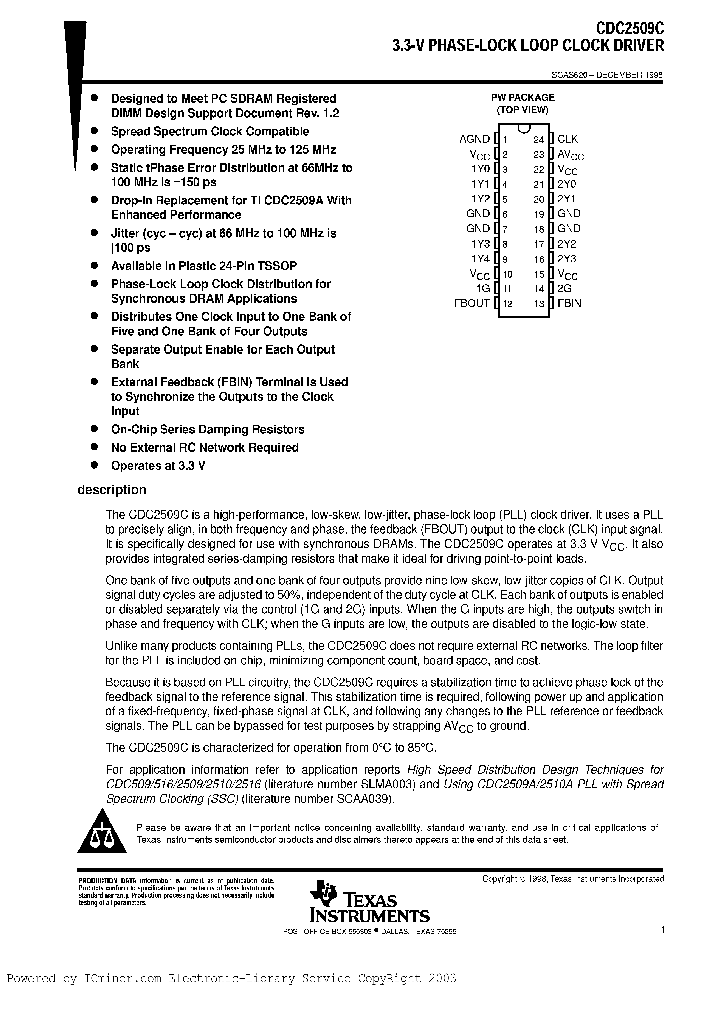 CDC2509CPWR_910469.PDF Datasheet