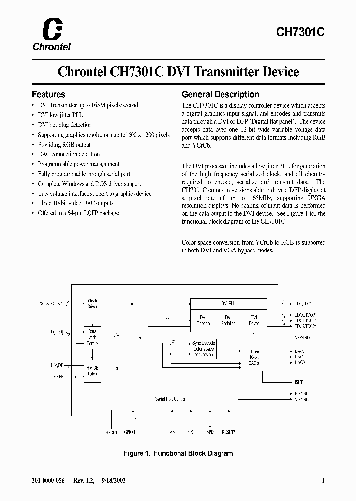 CH7301C_843561.PDF Datasheet