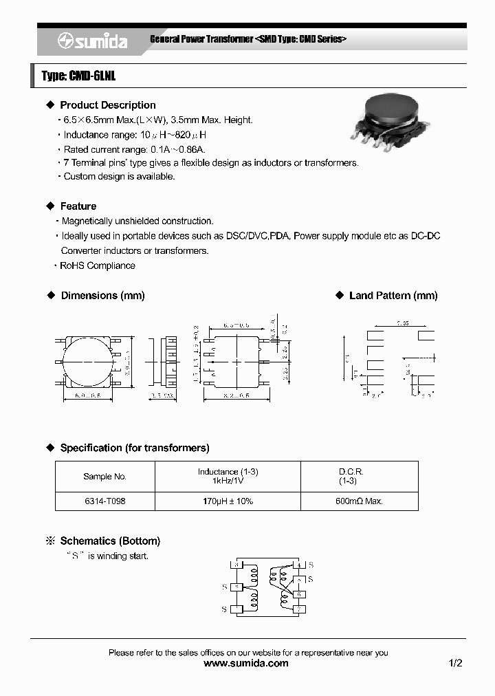 CMD6LNLNP-120MB_730493.PDF Datasheet