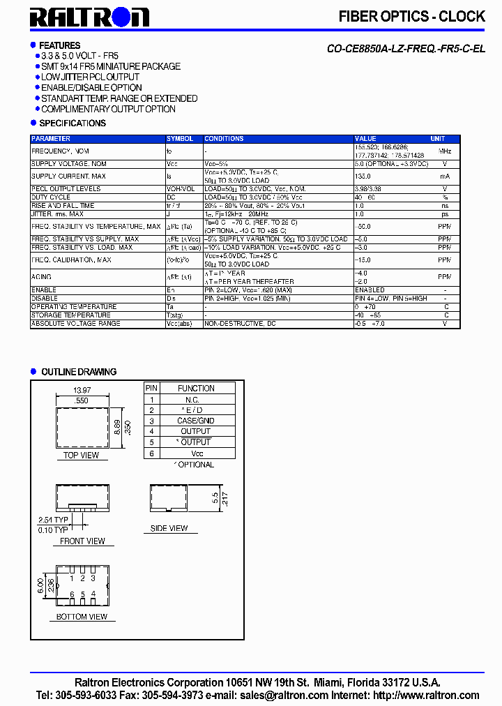 CO-CE8850A-LZ-FREQ-FR5-C_669275.PDF Datasheet