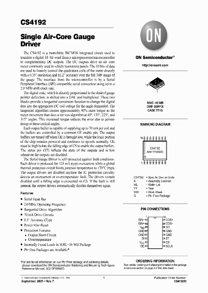 CS4192XDWF16G_740087.PDF Datasheet