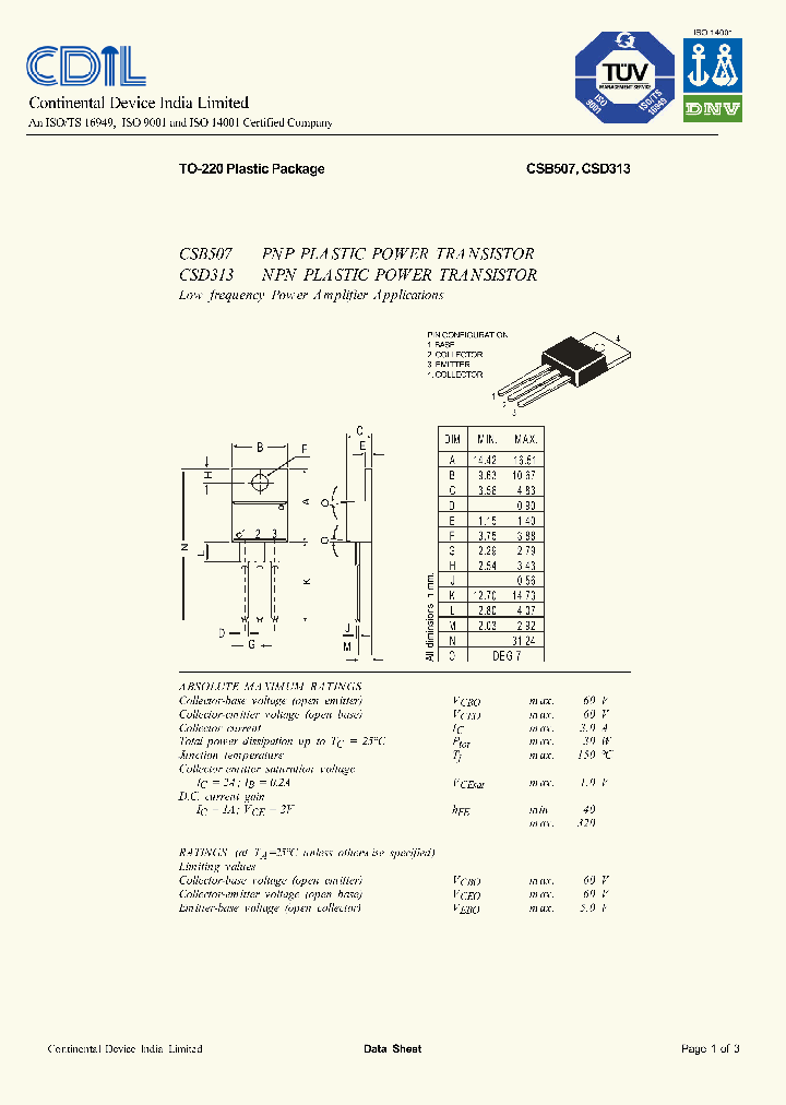 CSD313_633324.PDF Datasheet