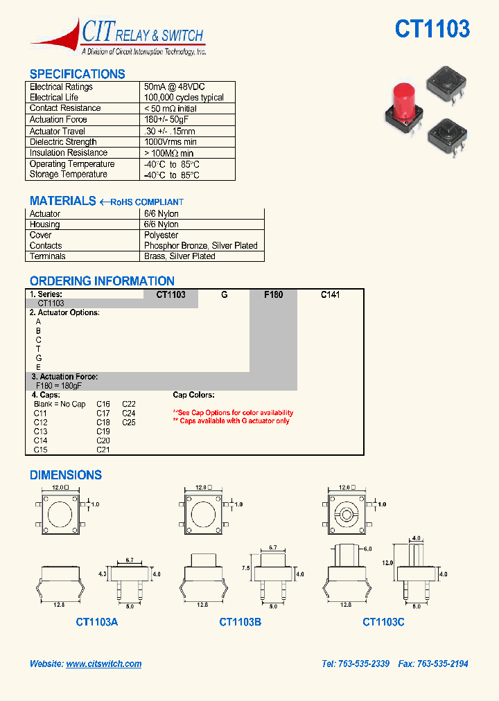 CT1103AF180C13_627164.PDF Datasheet