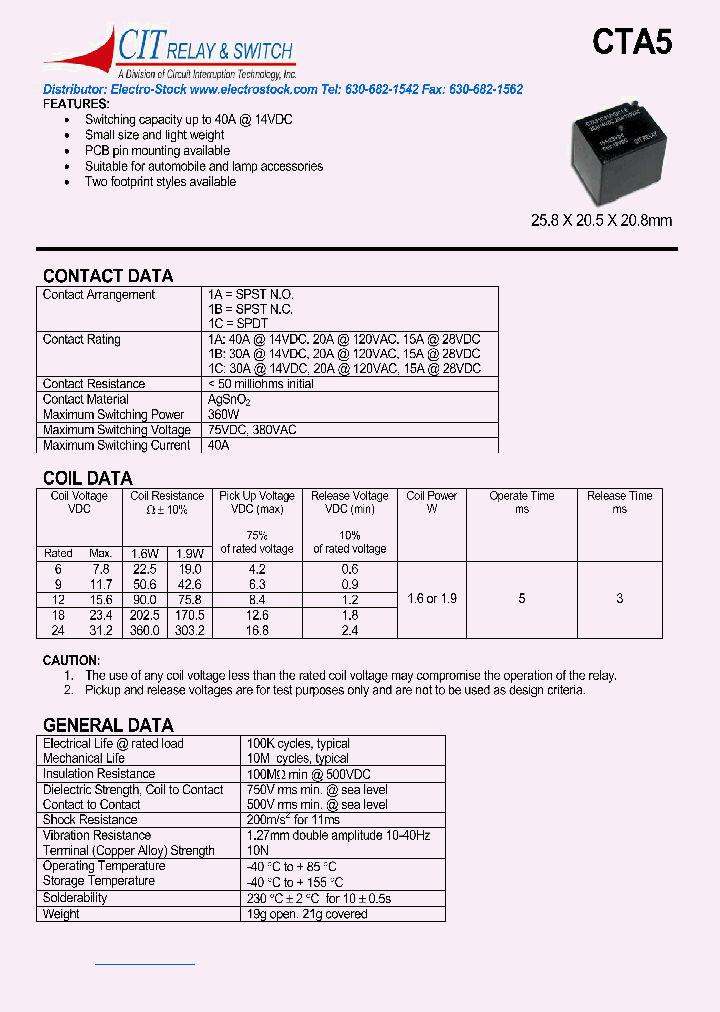 CTA51BO6VDC16_627415.PDF Datasheet