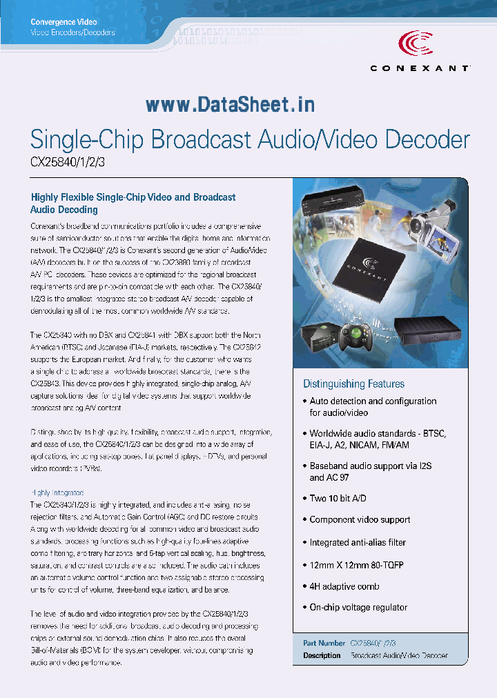 CX25840_949969.PDF Datasheet