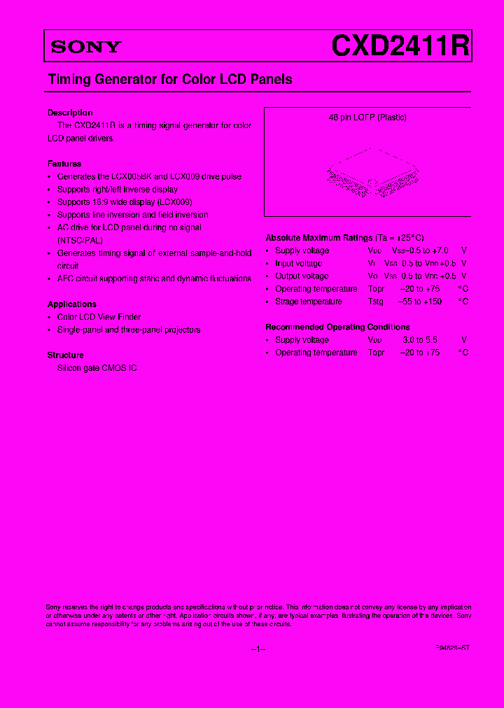 CXD2411R_909230.PDF Datasheet