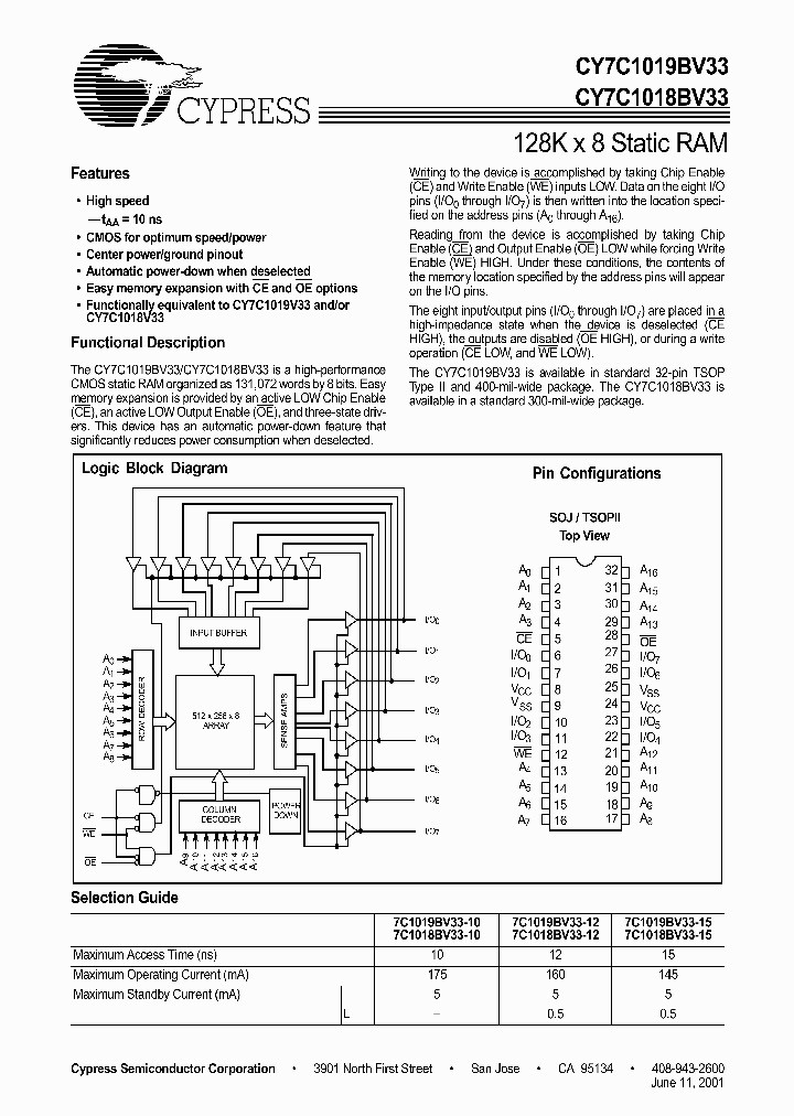 CY7C1018BV33-15VC_655995.PDF Datasheet