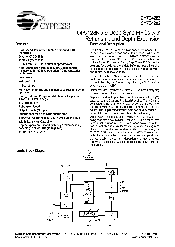 CY7C4282-10ASC_847243.PDF Datasheet