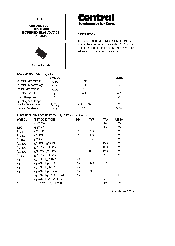 CZTA96_930225.PDF Datasheet