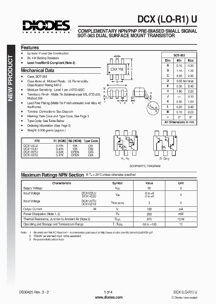 DCX142JU_647420.PDF Datasheet