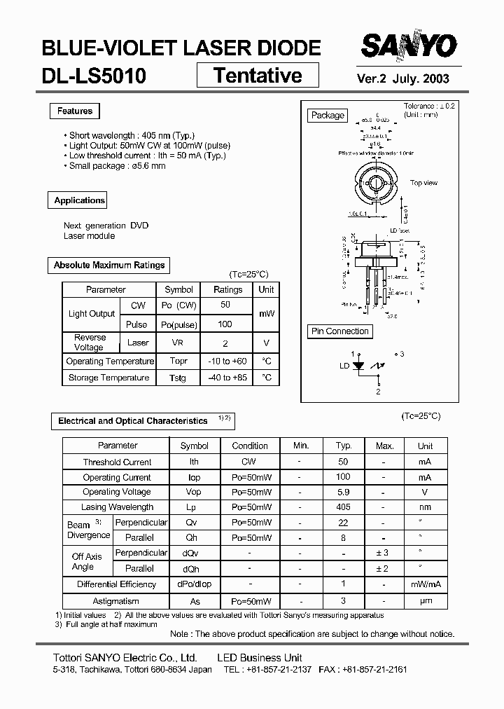 DL-LS5010_654620.PDF Datasheet