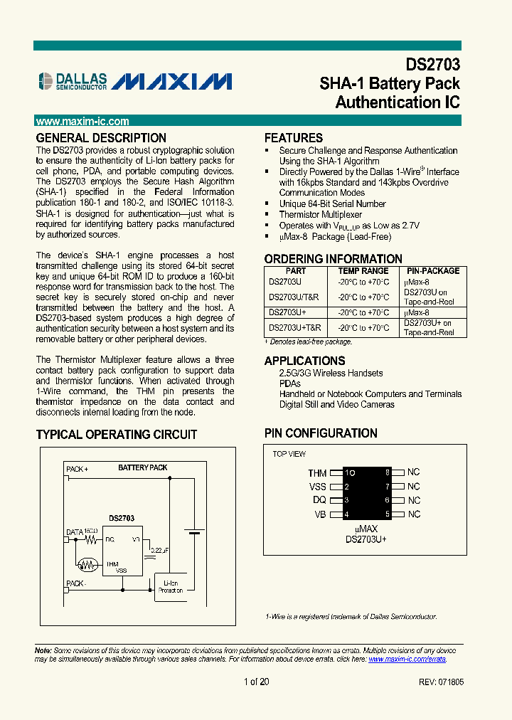 DS2703_649875.PDF Datasheet