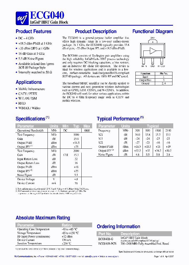 ECG040B-G_1095776.PDF Datasheet
