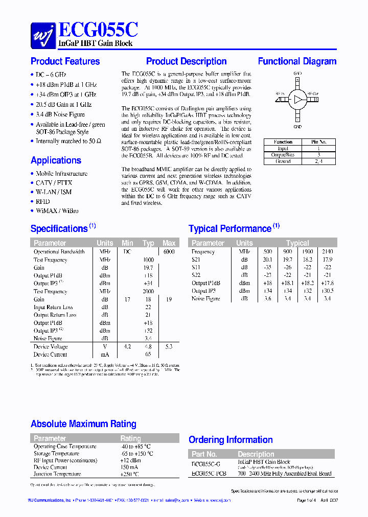 ECG055C-G_1095773.PDF Datasheet
