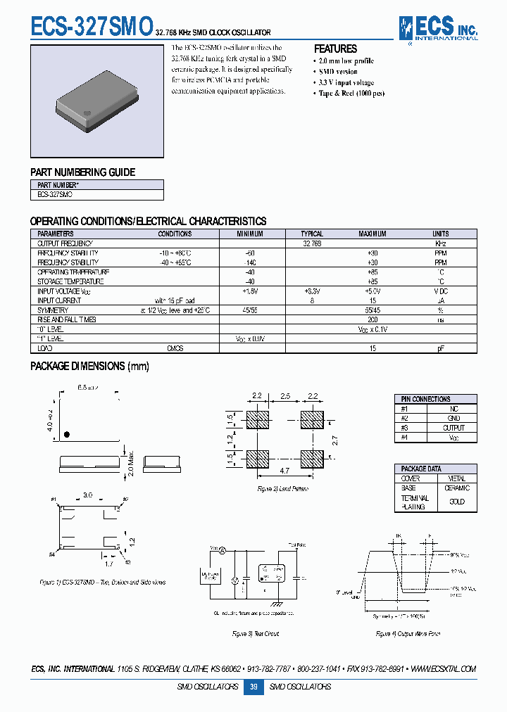 ECS-327SMO_697699.PDF Datasheet
