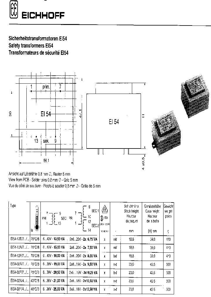 EI54X1A_613901.PDF Datasheet