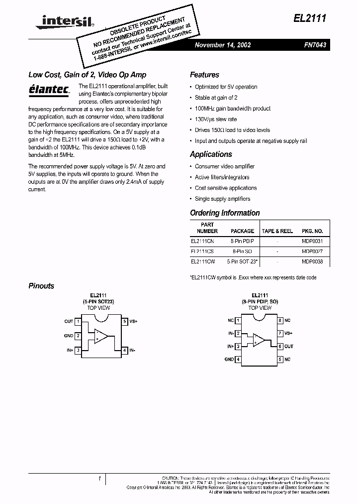 EL2111_1020879.PDF Datasheet