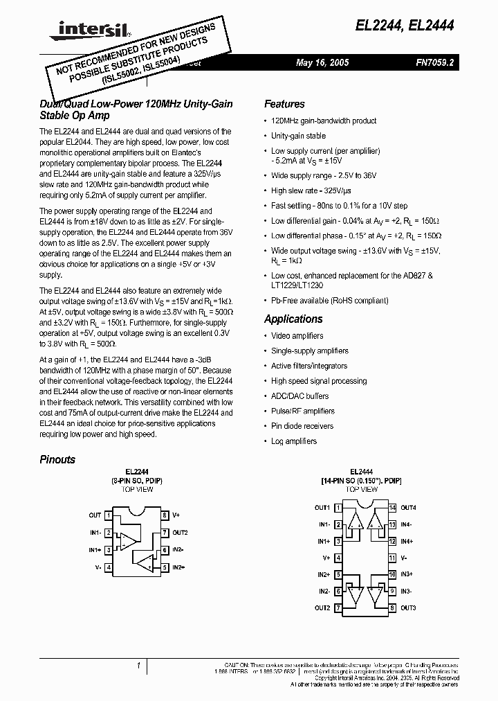 EL2244CM_919501.PDF Datasheet