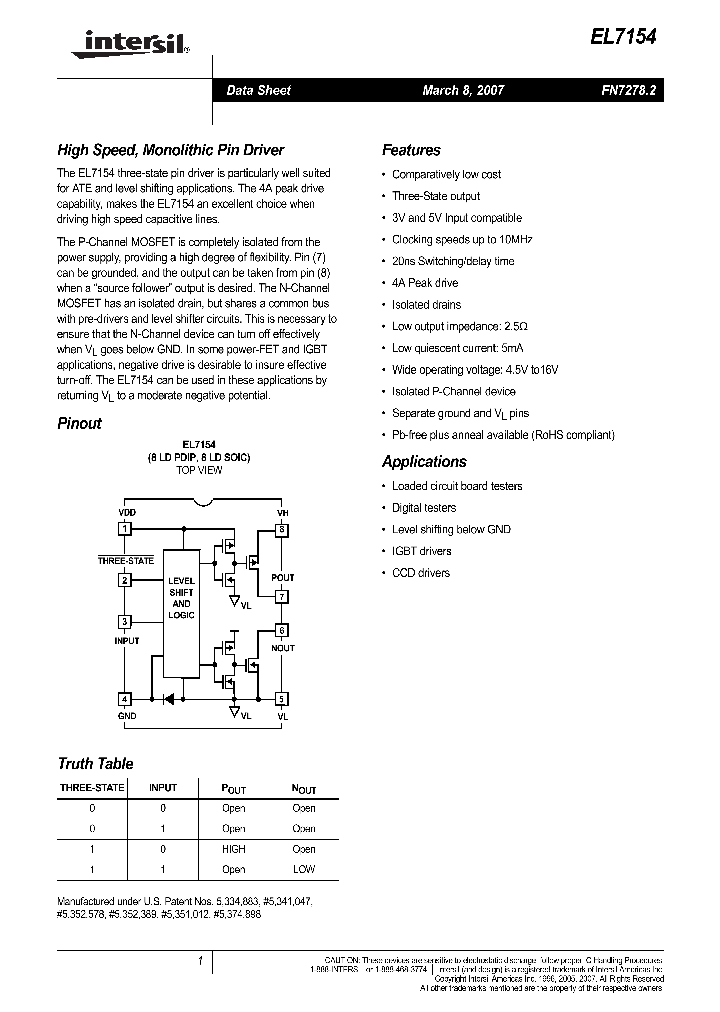EL7154CNZ_759236.PDF Datasheet