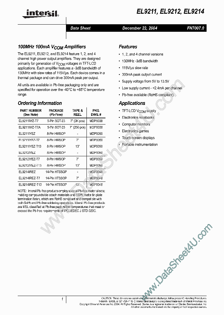 EL9212_935235.PDF Datasheet
