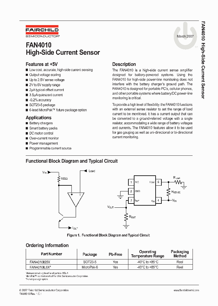 FAN4010IS5X_1115900.PDF Datasheet