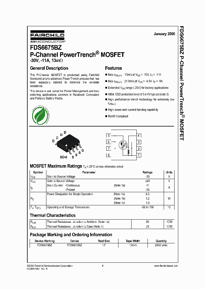 FDS6675BZ_901293.PDF Datasheet