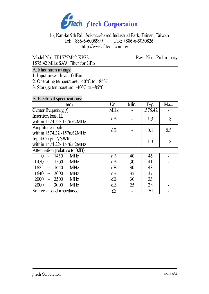 FF1575M42-KP72_1022437.PDF Datasheet