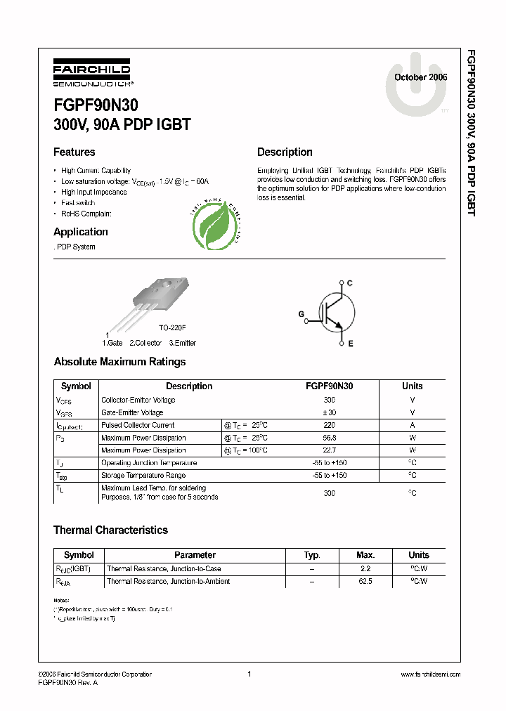 FGFP90N30TU_745915.PDF Datasheet