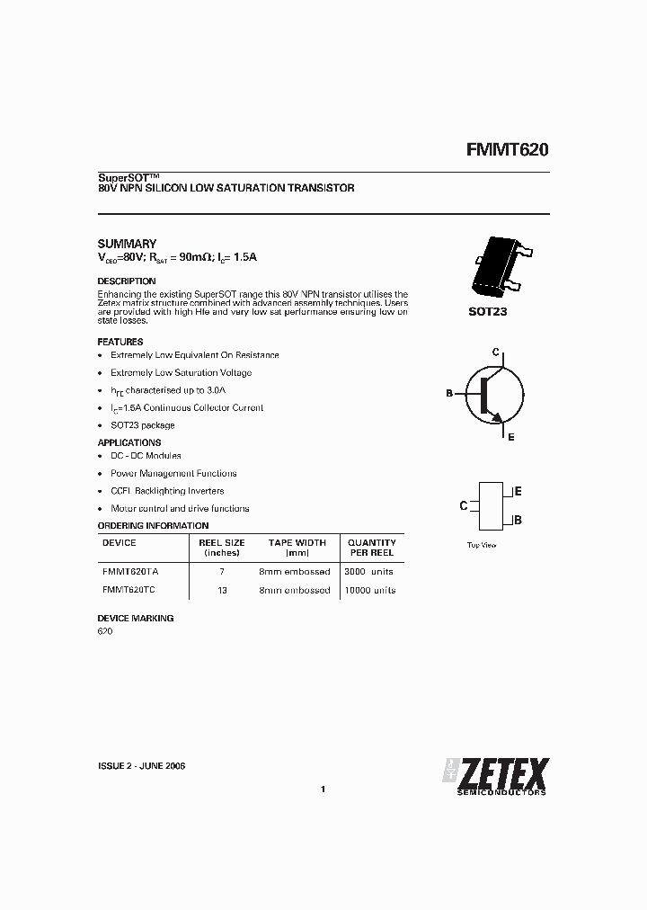FMMT62006_1017495.PDF Datasheet