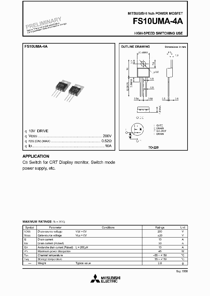 FS10UMA-4A_1015847.PDF Datasheet