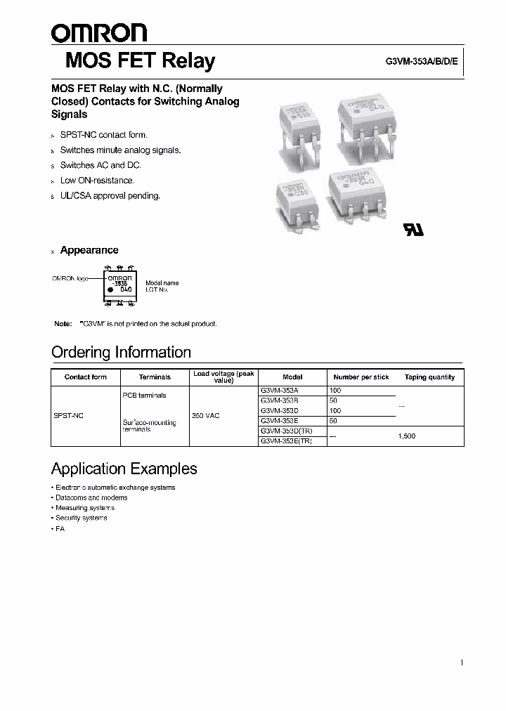 G3VM-353_601054.PDF Datasheet