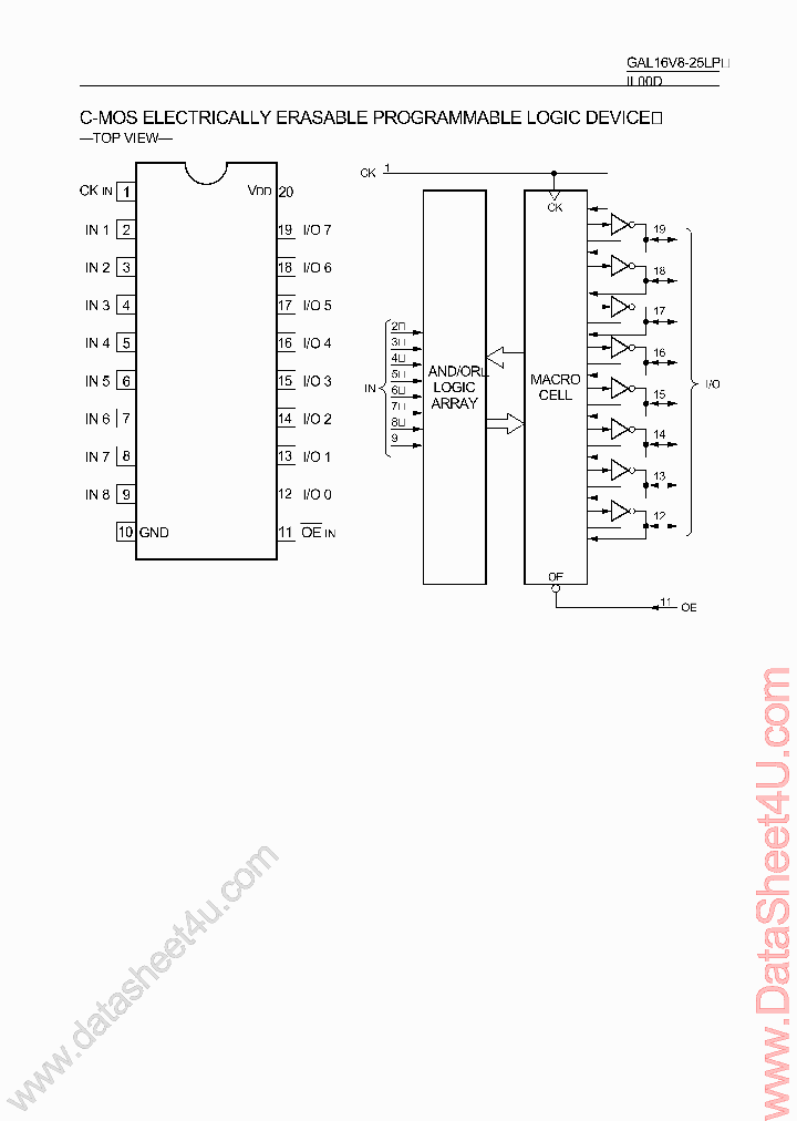 GAL16V8-25LP_894491.PDF Datasheet