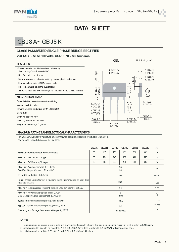 GBJ8A_806512.PDF Datasheet