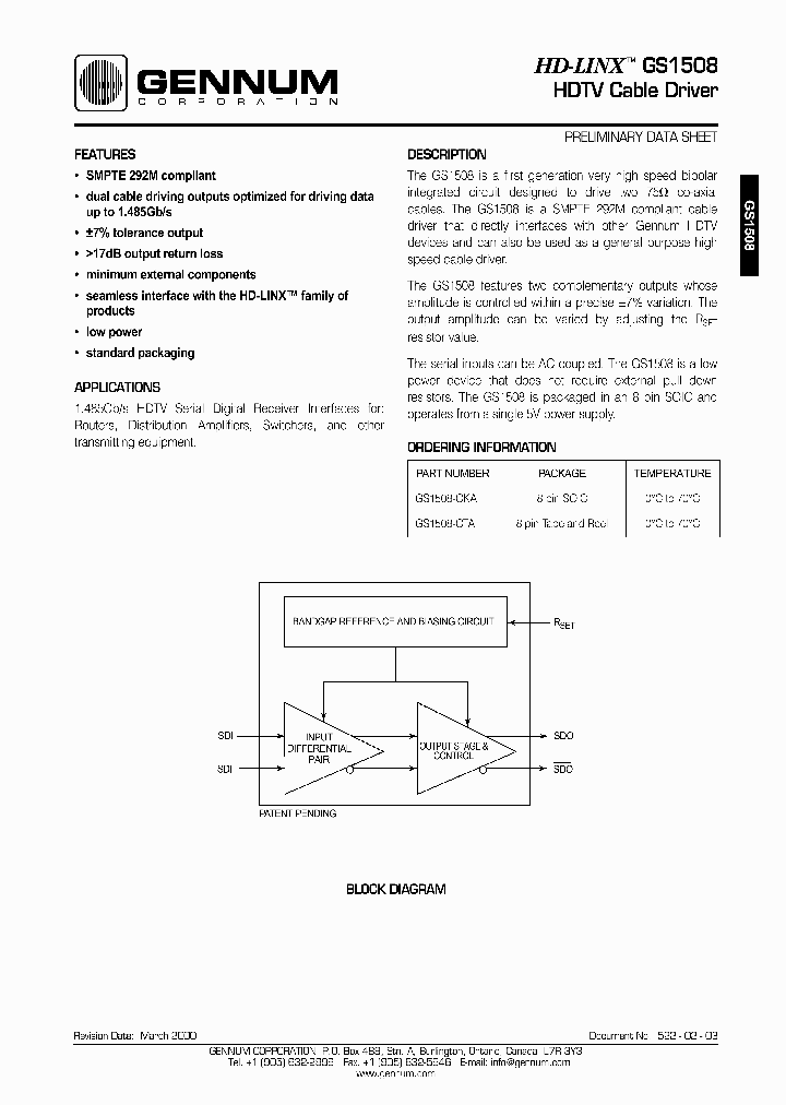 GS1508_785862.PDF Datasheet
