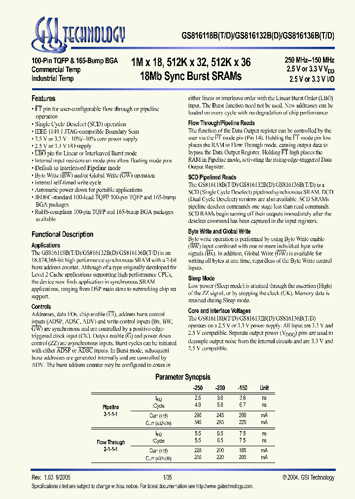 GS816118BT-200_620409.PDF Datasheet