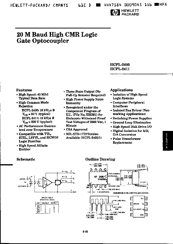 HCPL2411_833131.PDF Datasheet