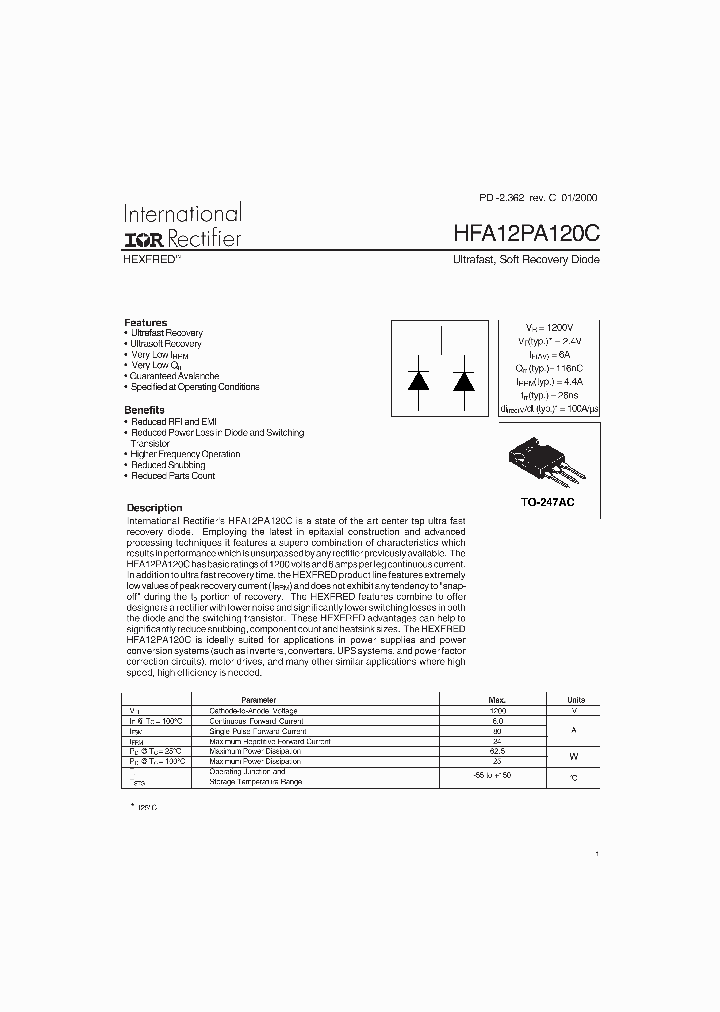 HFB12PA120C_1018359.PDF Datasheet