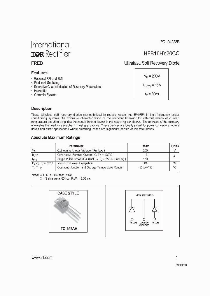HFB16HY20CC_1018361.PDF Datasheet