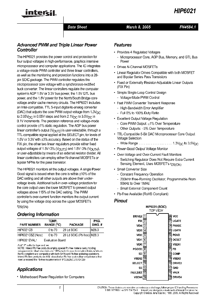 HIP602105_720733.PDF Datasheet