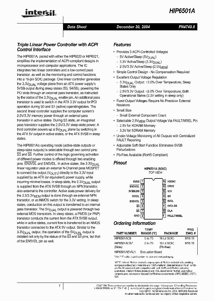 HIP6501A04_720727.PDF Datasheet