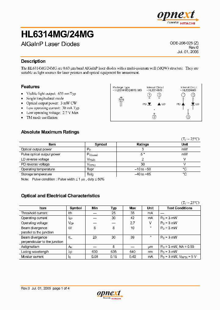 HL6314MG_948468.PDF Datasheet