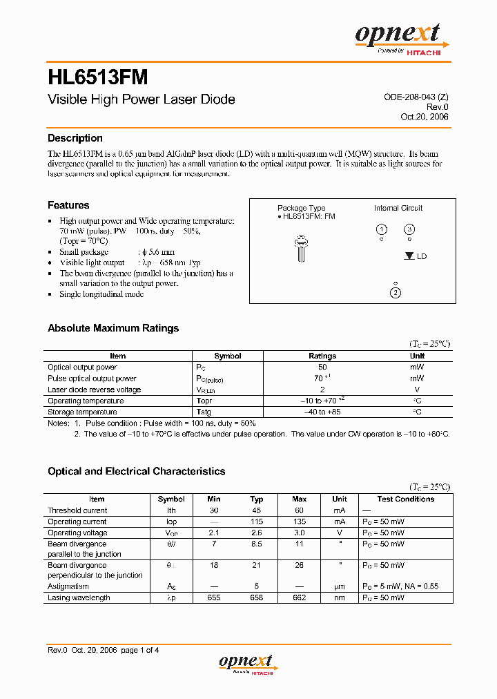 HL6513FM_956912.PDF Datasheet