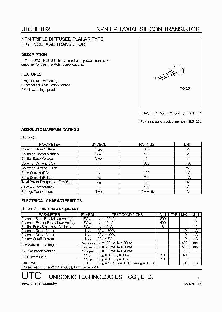 HLB122_618581.PDF Datasheet