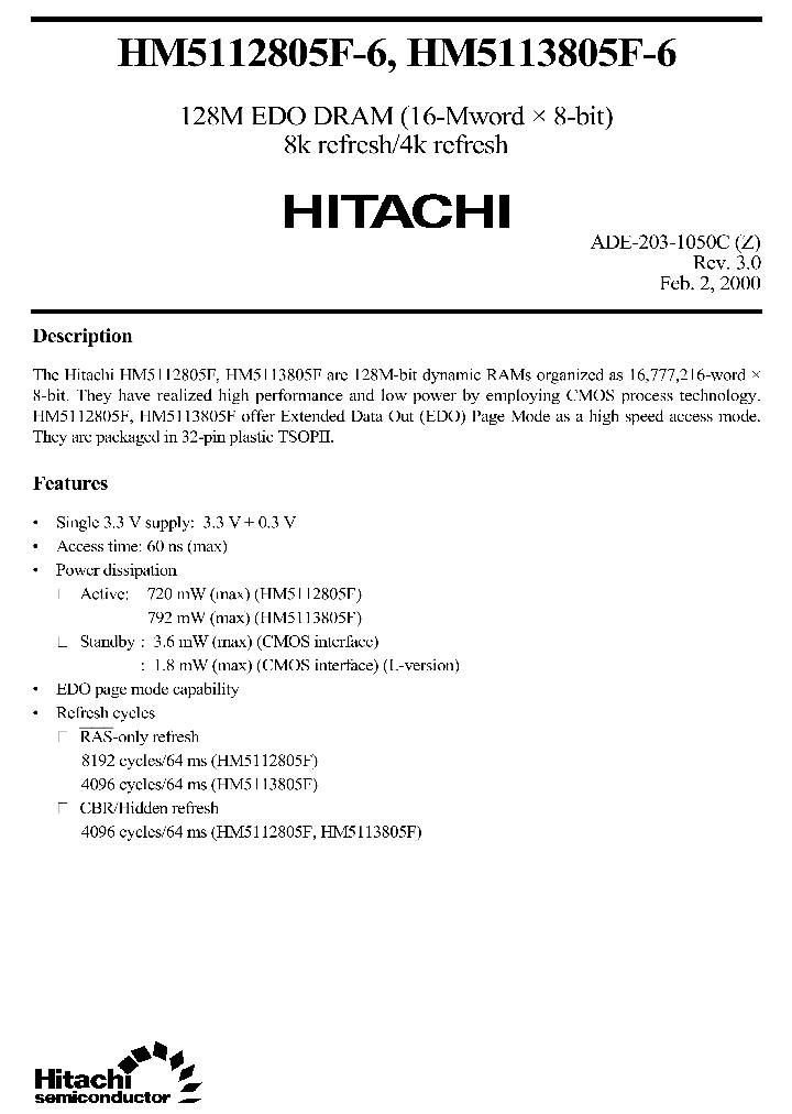 HM5113805FTD-6_826981.PDF Datasheet