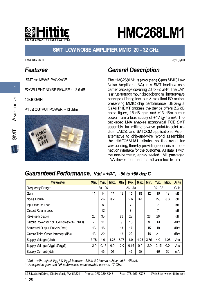 HMC268LM1_662224.PDF Datasheet