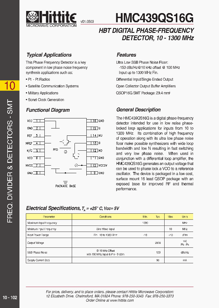 HMC439QS16G_764874.PDF Datasheet