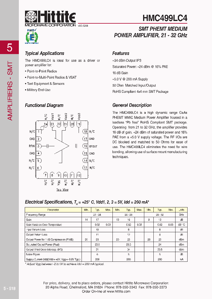 HMC499LC4_618516.PDF Datasheet