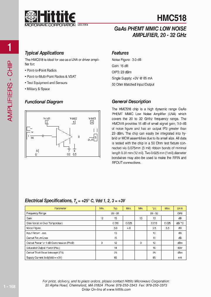 HMC518_618503.PDF Datasheet