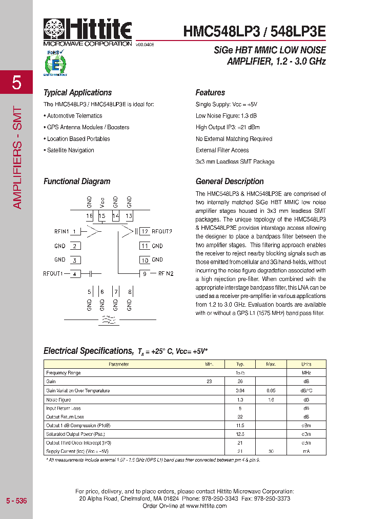 HMC548LP3_618442.PDF Datasheet